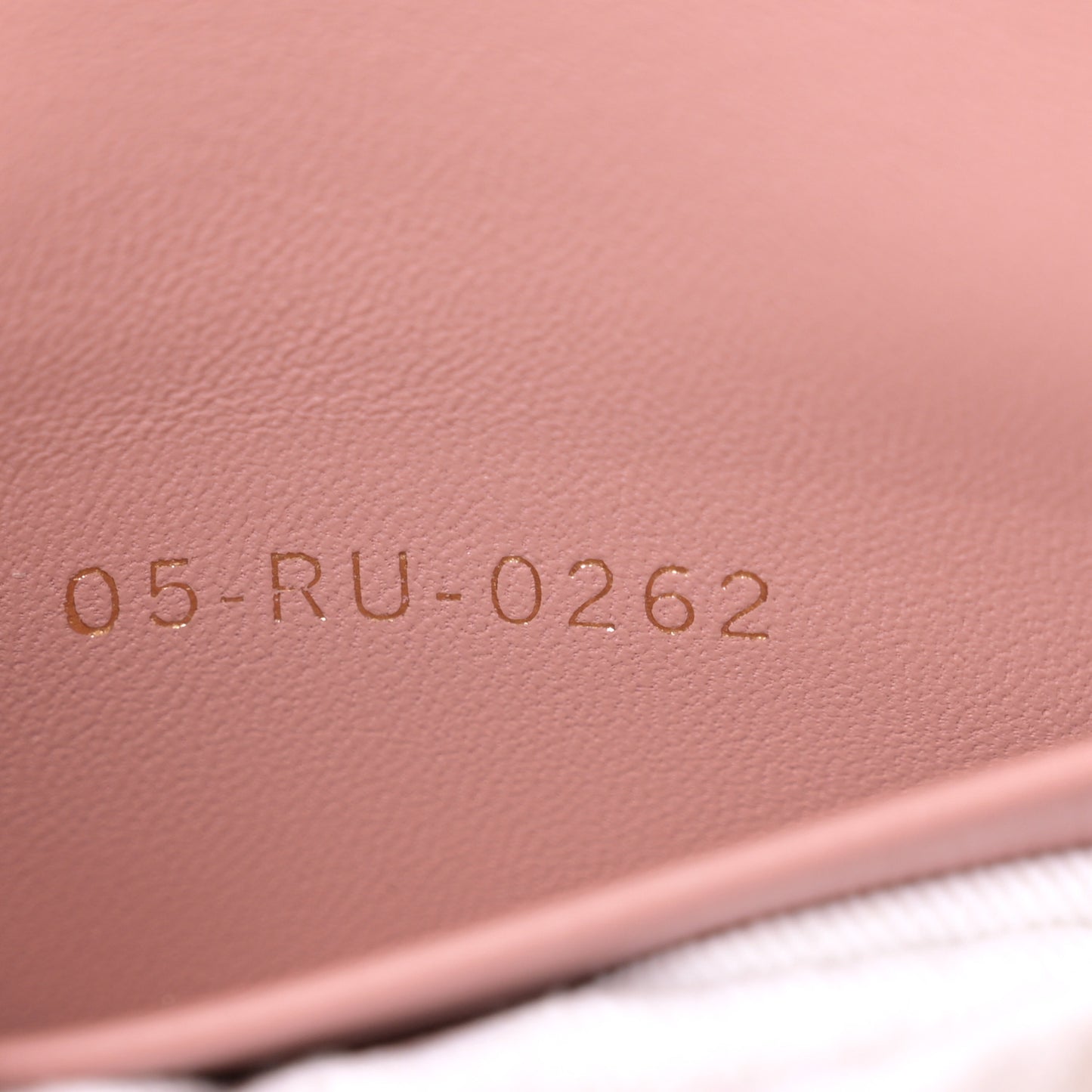 Calfskin Macrocannage Mini Caro Bag Old Rose