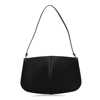 Louis Vuitton Epi Demi Lune Pochette Black 1 of 10