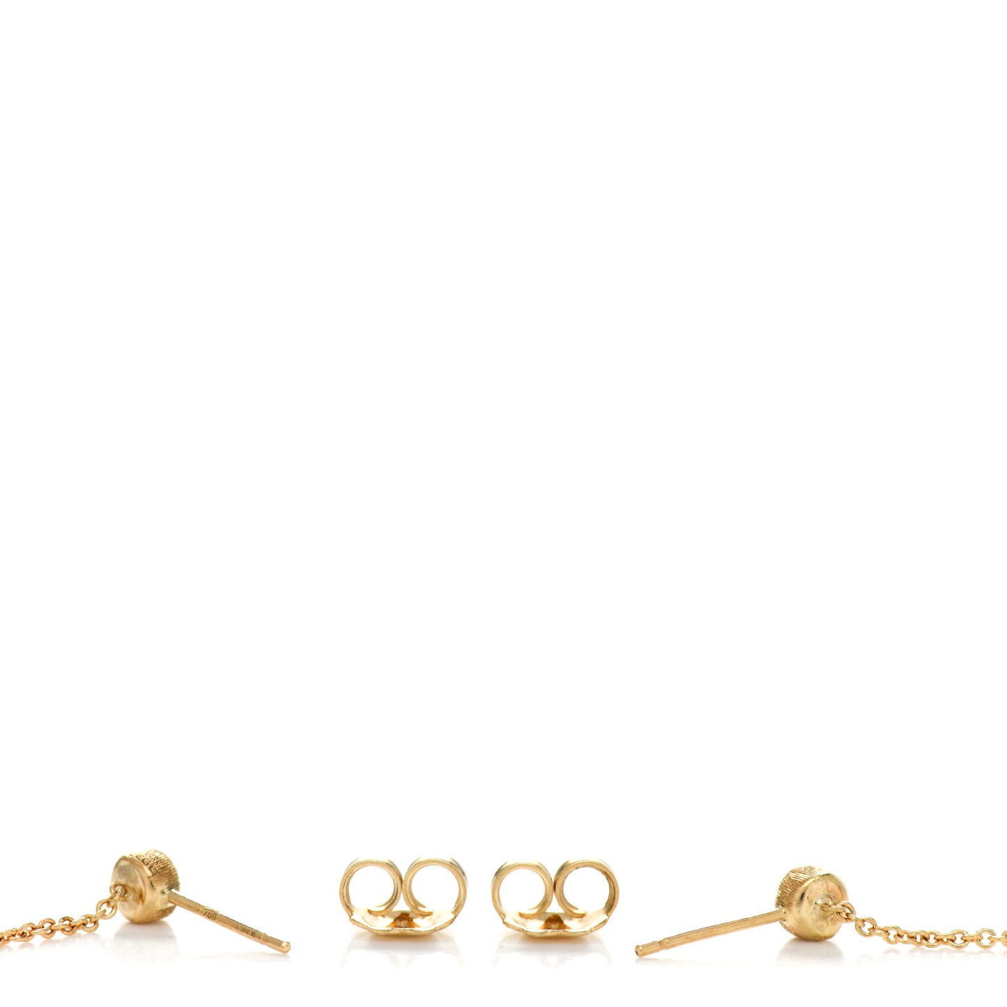 18K Yellow Gold Multi Gemstone Paradise Long Drop Earrings
