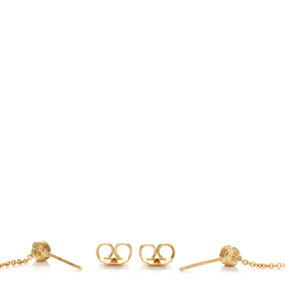 Marco Bicego 18K Yellow Gold Multi Gemstone Paradise Long Drop Earrings 3 of 5