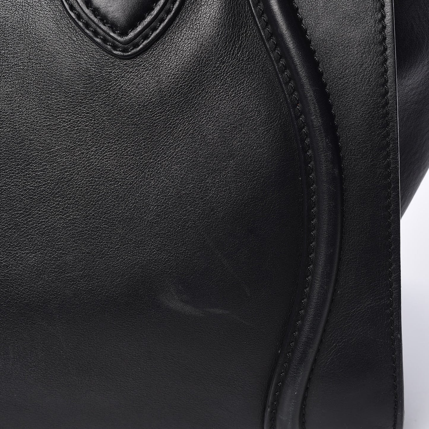 Smooth Calfskin Mini Luggage Black