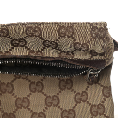 Gucci GG Monogram Double Pocket Belt Bag Dark Brown 13 of 18