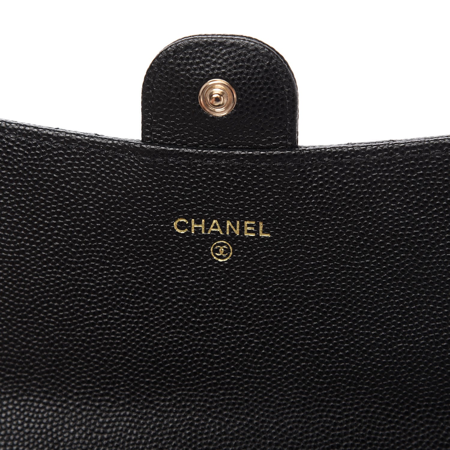 Chanel Caviar Quilted Flap Phone Holder With Chain Black 8 of 12