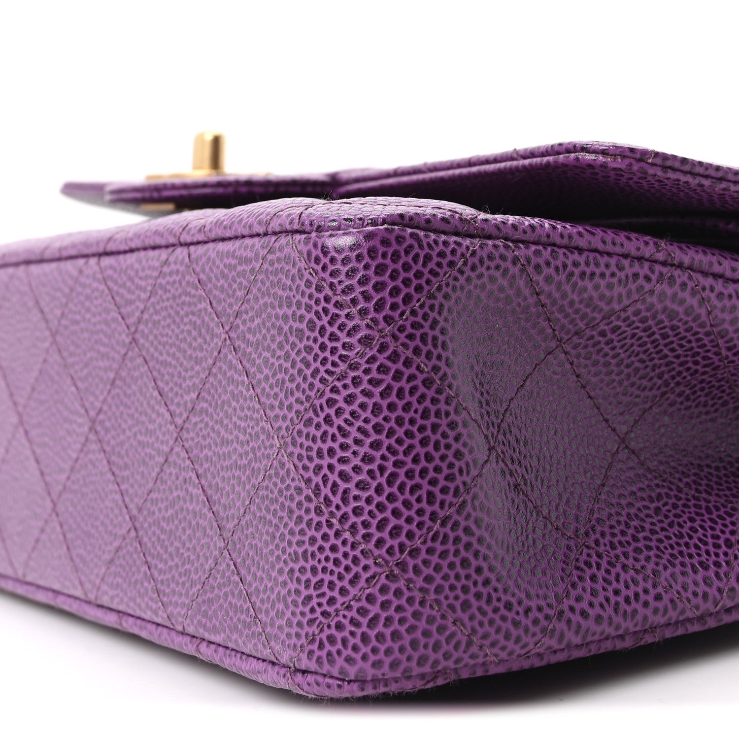 Chanel Caviar Quilted Medium Double Flap Purple 1864093 – FASHIONPHILE