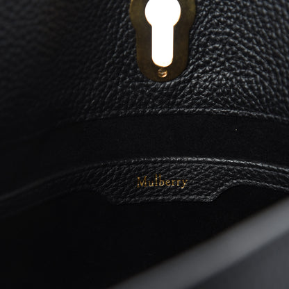 Mulberry Small Classic Grain Calfskin Small Leighton Black 8 of 9