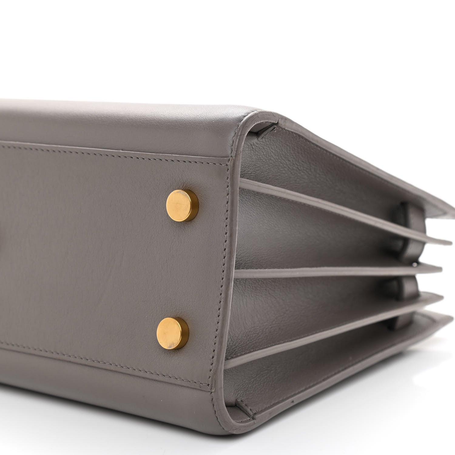 Saint Laurent Grained Calfskin Baby Sac De Jour Fog 8 of 15