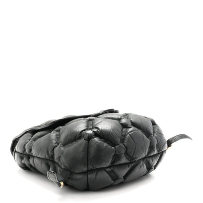 Chanel Iridescent Calfskin Quilted Chesterfield Backpack Black 5 of 11