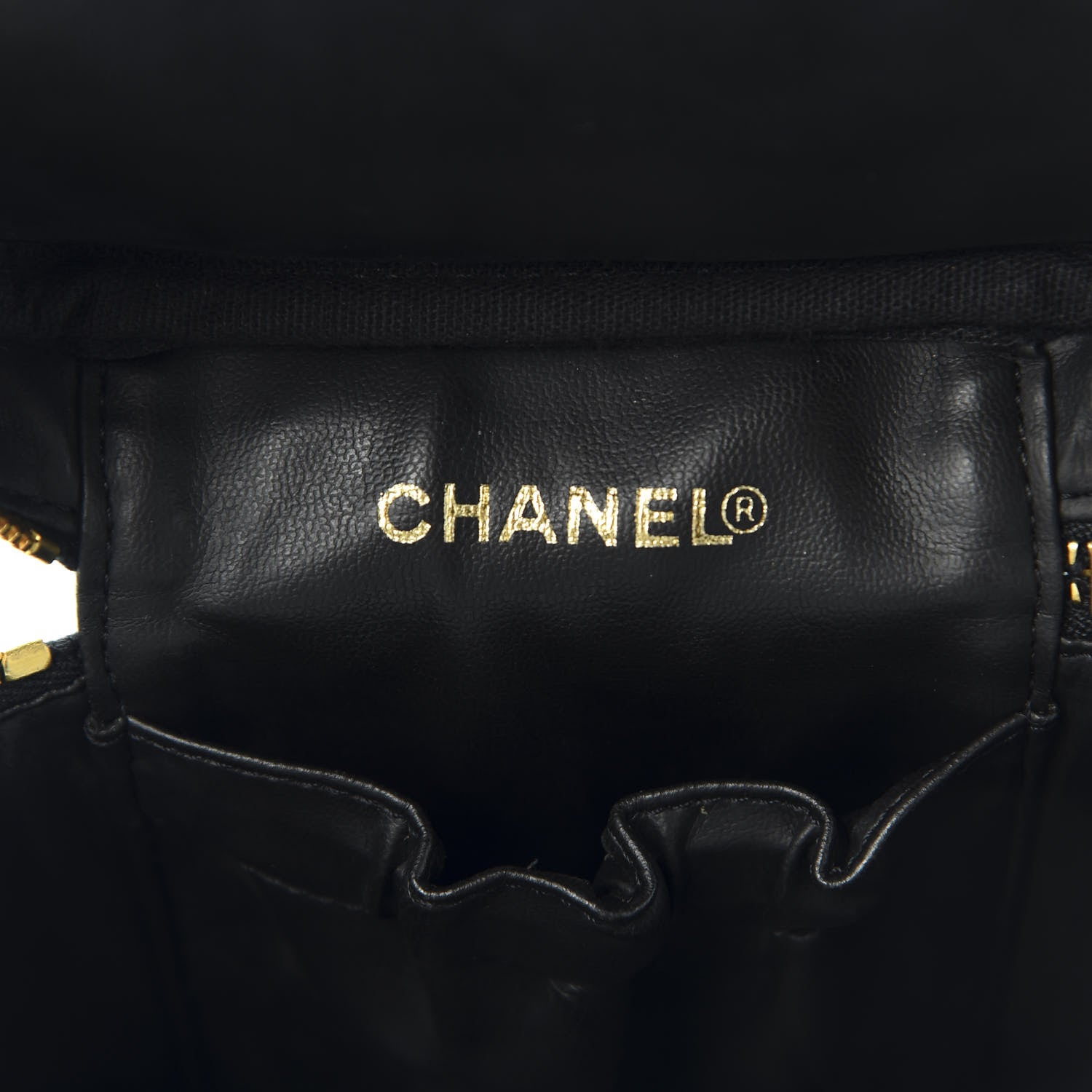 Chanel Caviar Cosmetic Vanity Bag Black 7 of 8