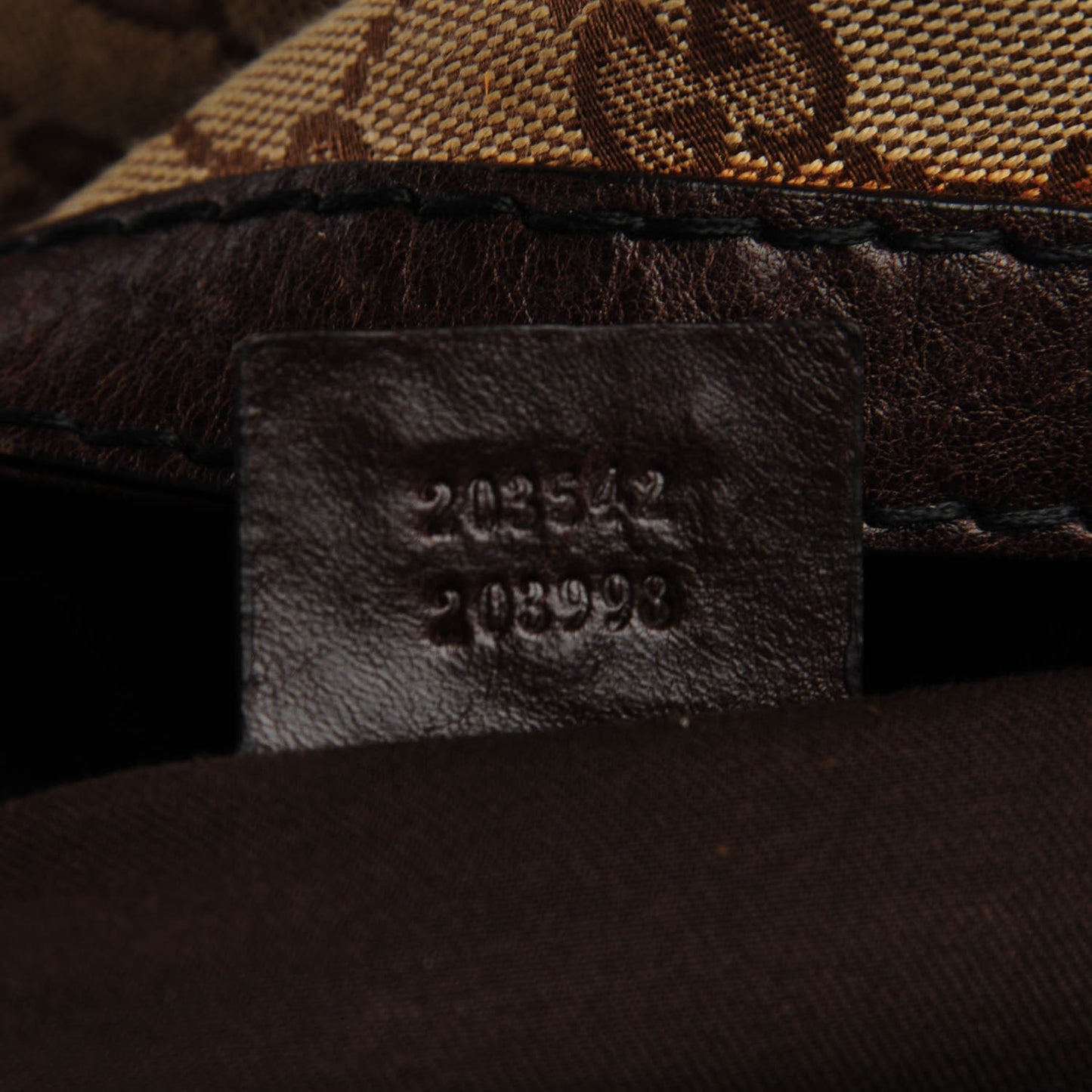 Monogram Large Jockey Hobo Brown