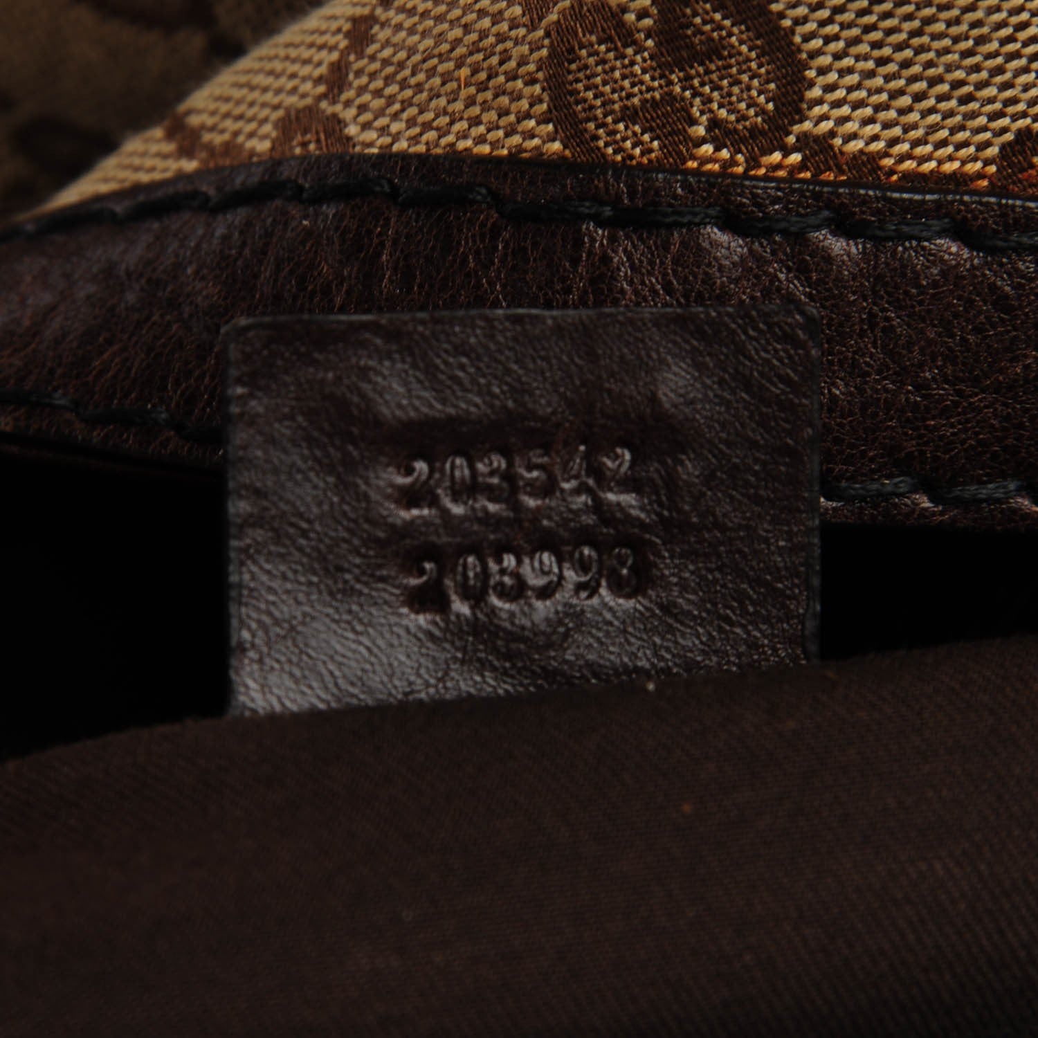 Gucci Monogram Large Jockey Hobo Brown 7 of 7