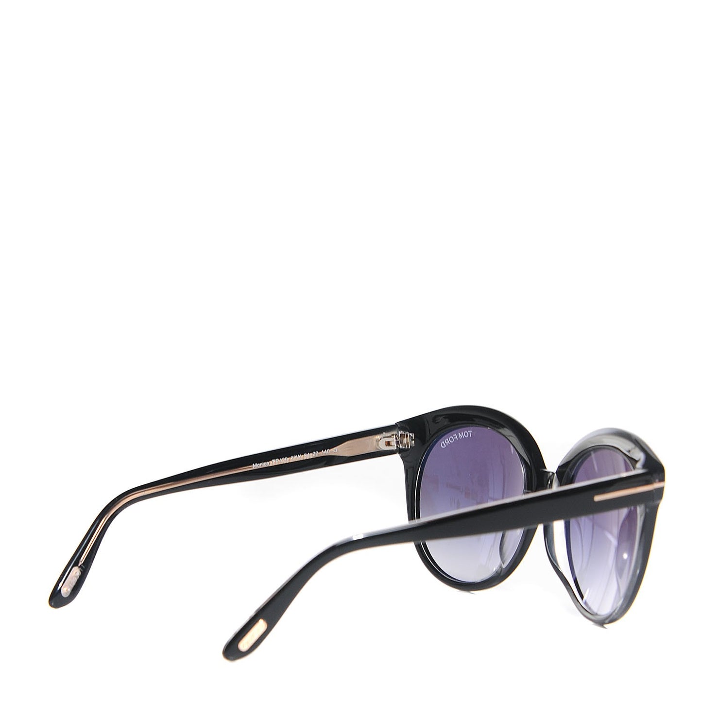 Monica Round Sunglasses TF429 Black