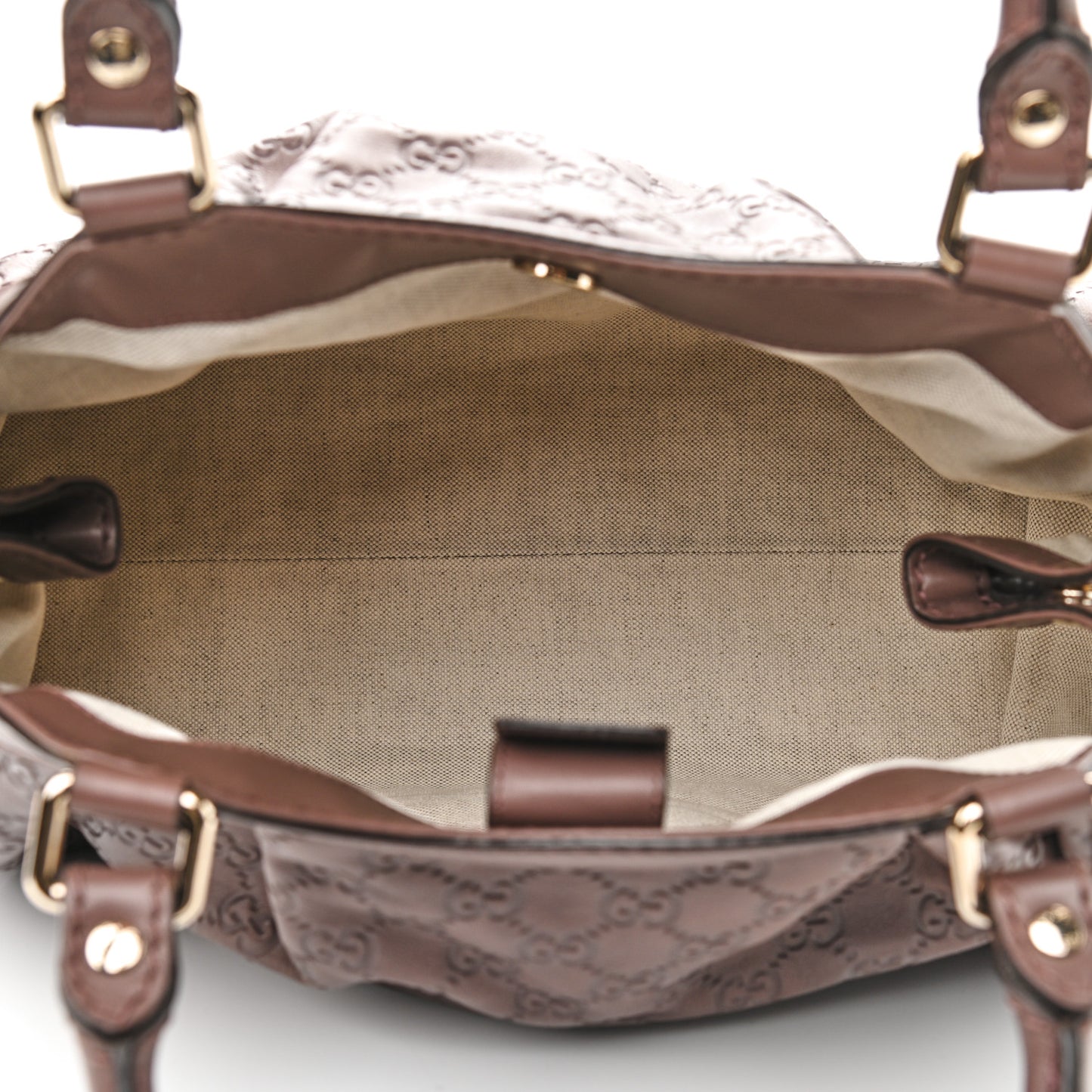 Guccissima Signature Medium Sukey Tote Old Mauve