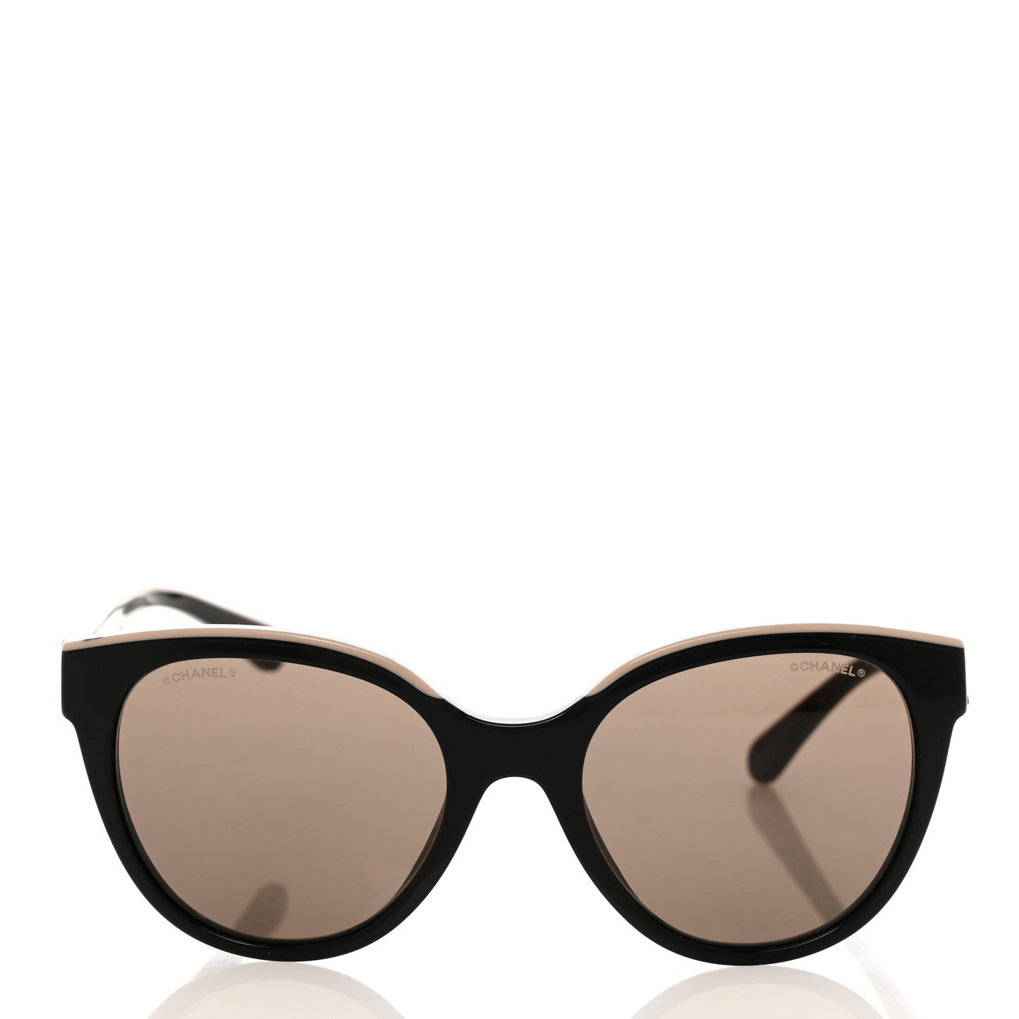 Acetate CC Butterfly Sunglasses 5414 Black Beige