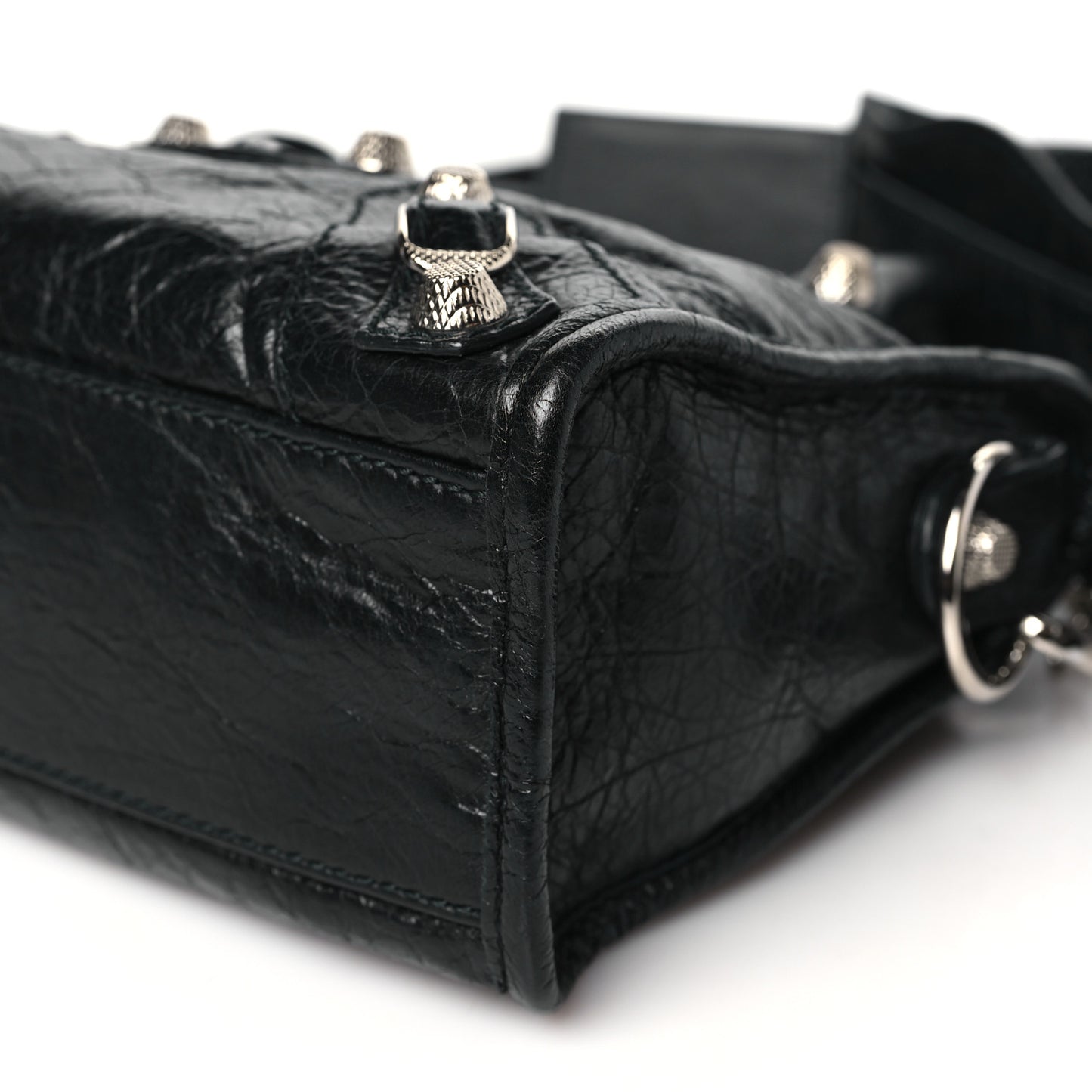 Agneau Giant 12 Silver Hardware Mini City Black