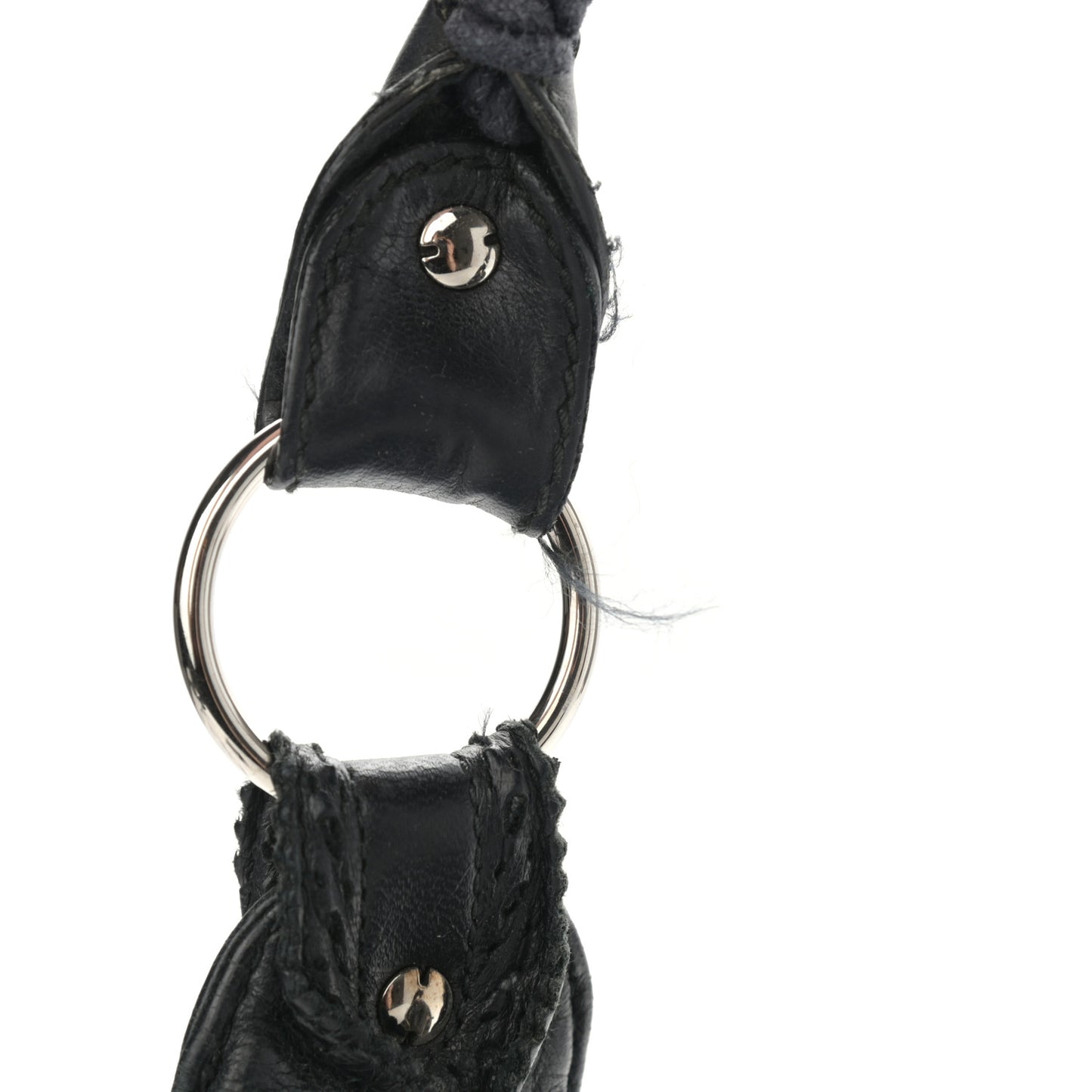 Agneau Giant Brogues Hardware Club Hobo Black