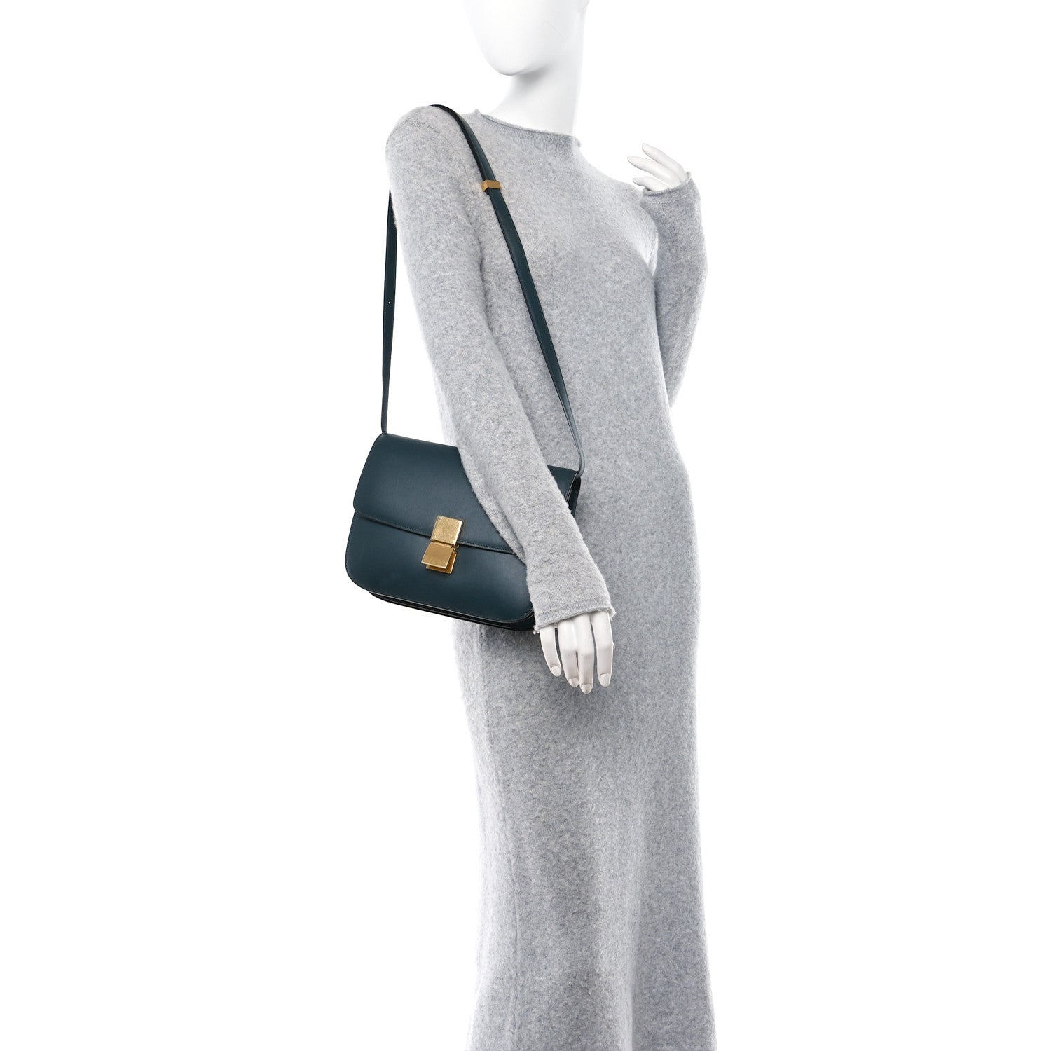 Celine Box Calfskin Classic Box Medium Flap Bag Amazone 2 of 14