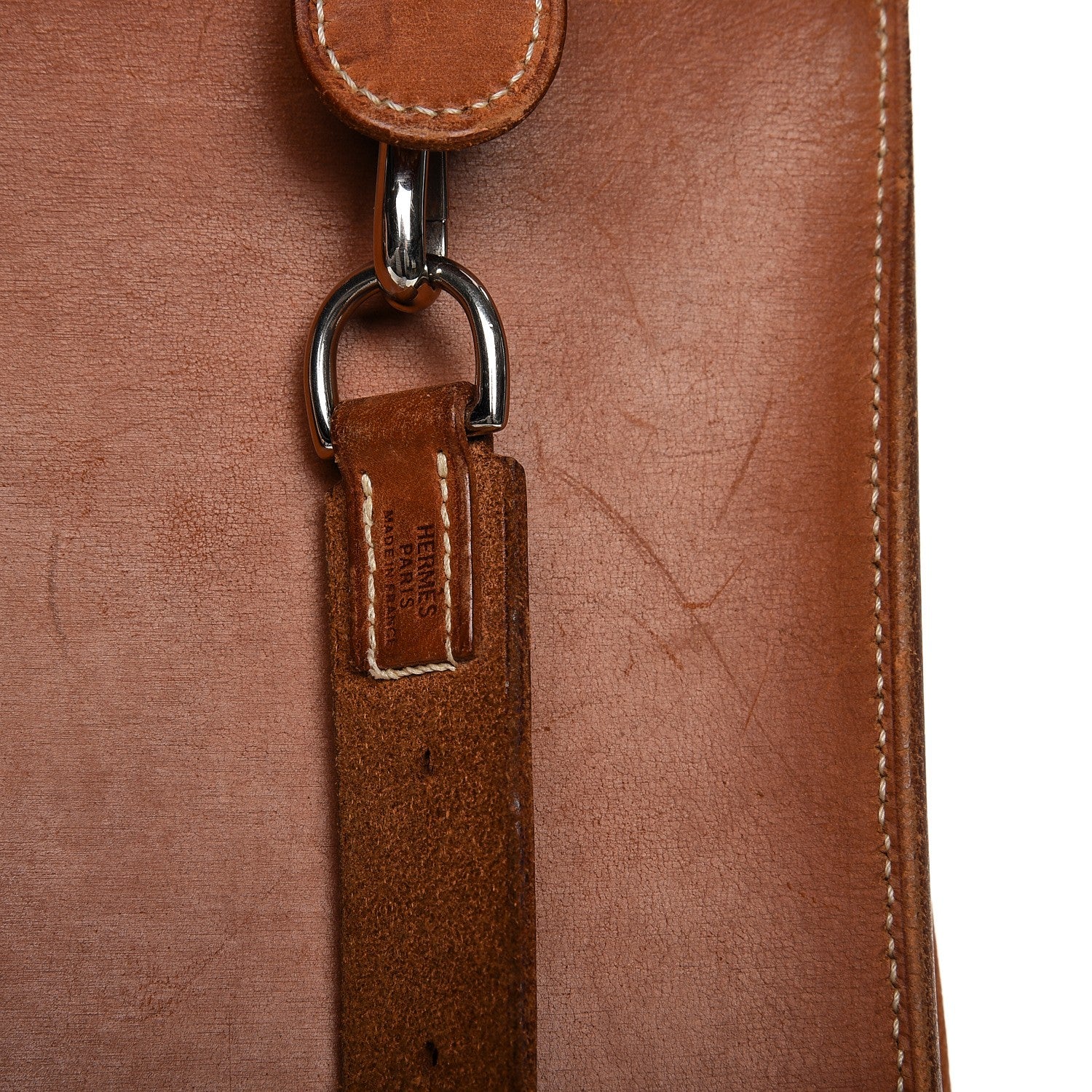 Hermes Barenia Sacoche Pour Selle Backpack Fauve 20 of 21