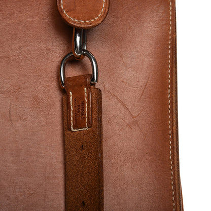 Hermes Barenia Sacoche Pour Selle Backpack Fauve 20 of 21