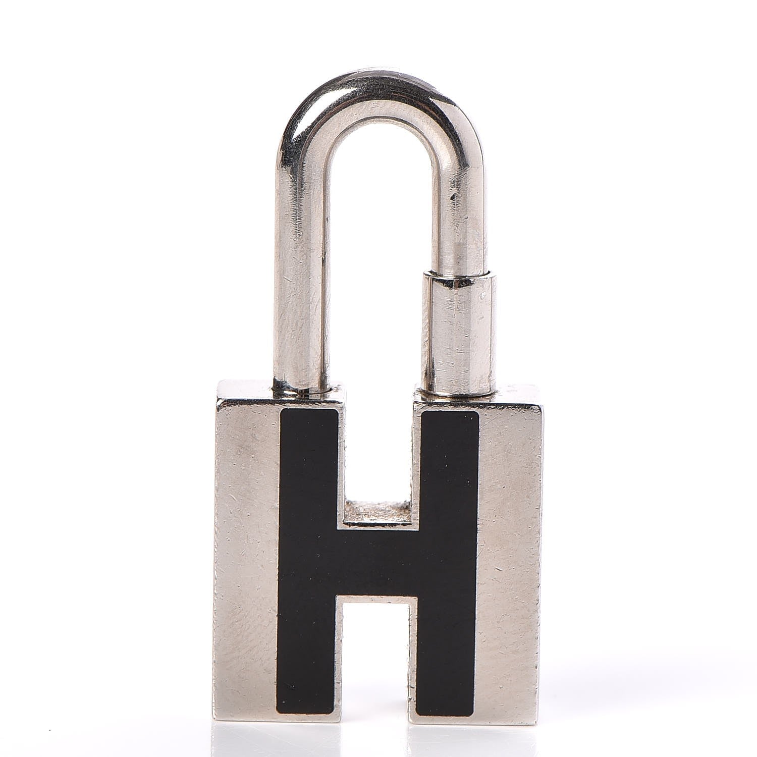 Hermes Palladium Lacquer Cadenas Black 1 of 3