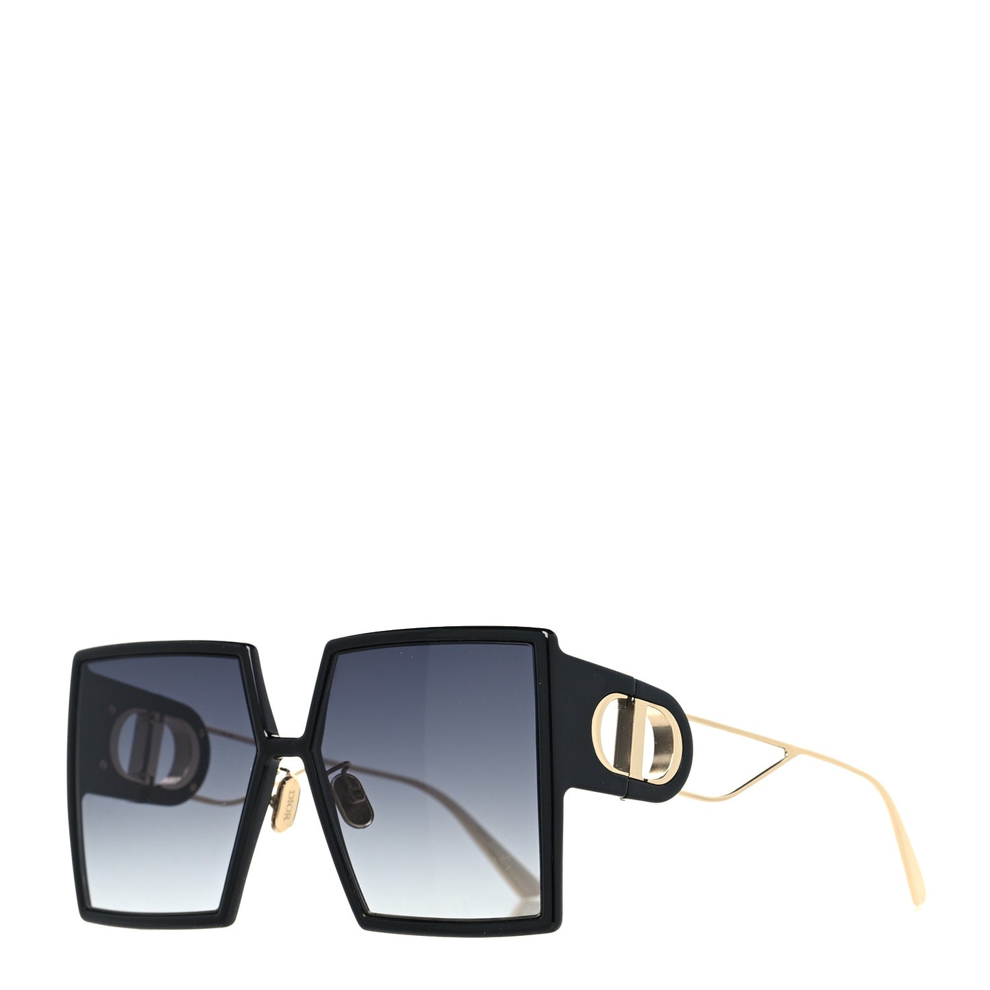 Square 30 Montaigne Sunglasses Black