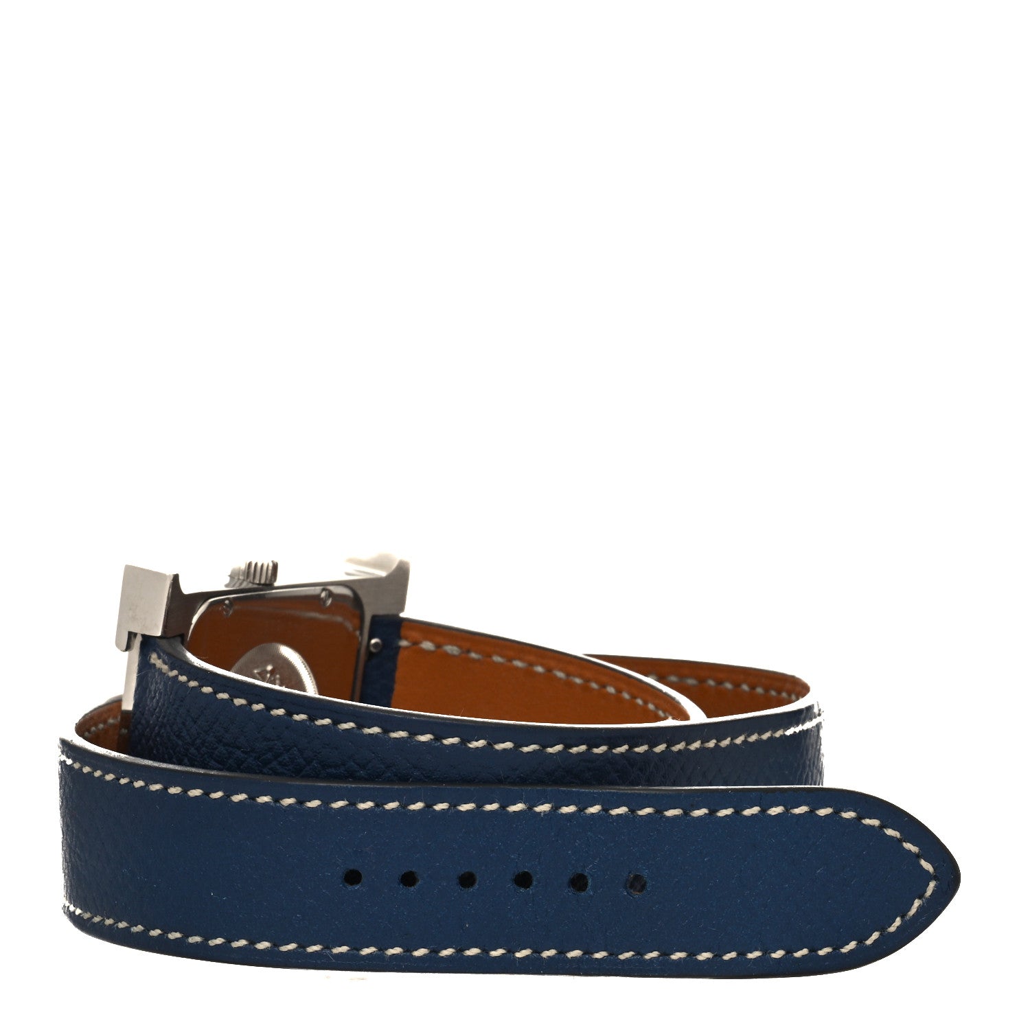 Hermes Stainless Steel Epsom 30.5mm Heure H Hour Double Tour Quartz Watch Malta 3 of 5