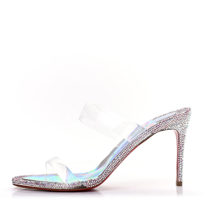 Christian Louboutin PVC Crystal Just Strass 85 Sandals 40 Crystal 1 of 7