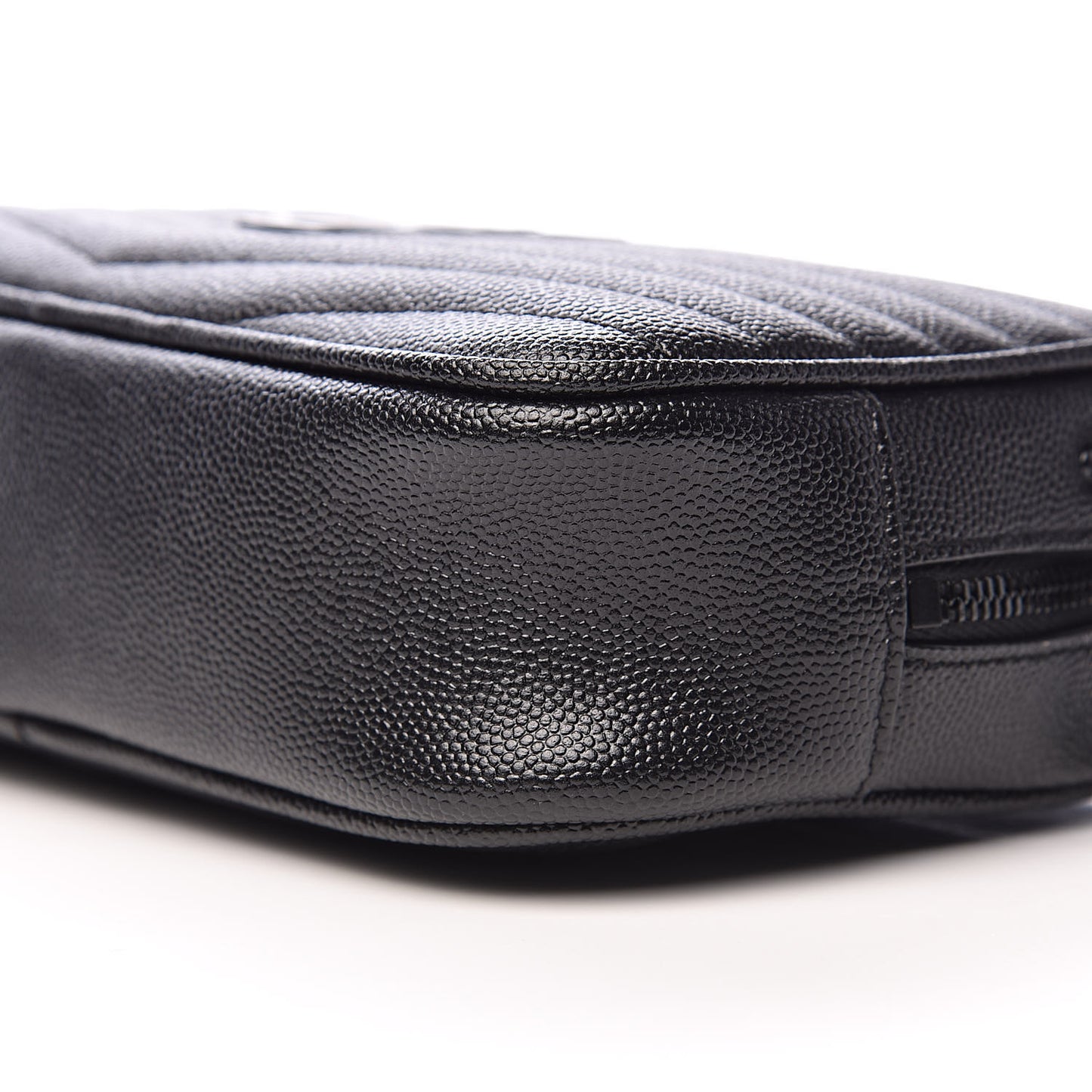 Grain De Poudre Matelasse Monogram Mini Lou Camera Bag Black