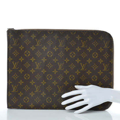 Louis Vuitton French Company Monogram Poche Documents Portfolio Case 39 2 of 12