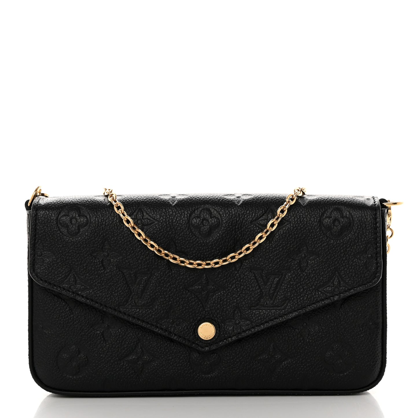 Empreinte Pochette Felicie Chain Wallet Black