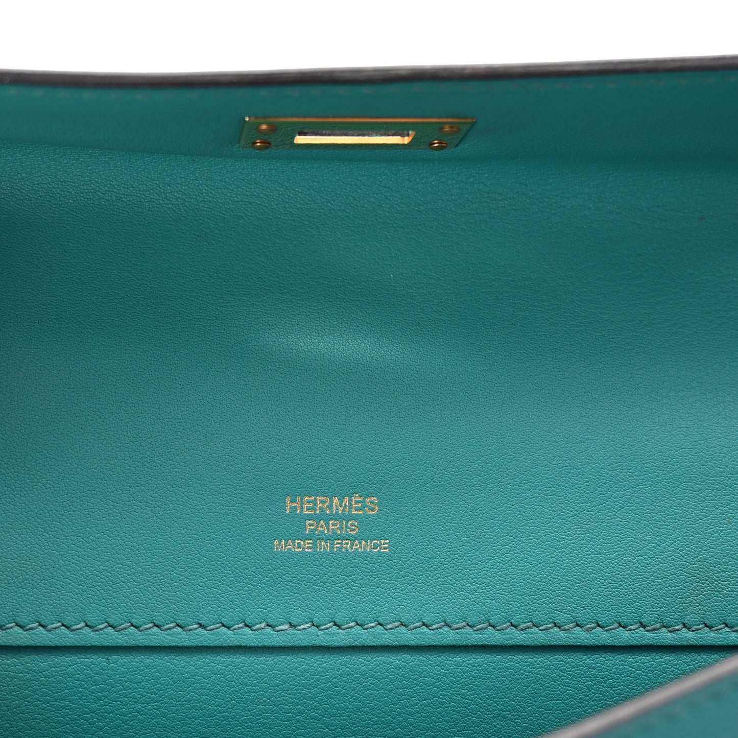 Swift Kelly Cut Clutch Pochette Vert Verone
