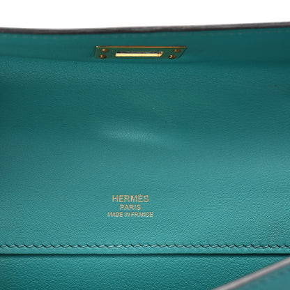 Hermes Swift Kelly Cut Clutch Pochette Vert Verone 6 of 7