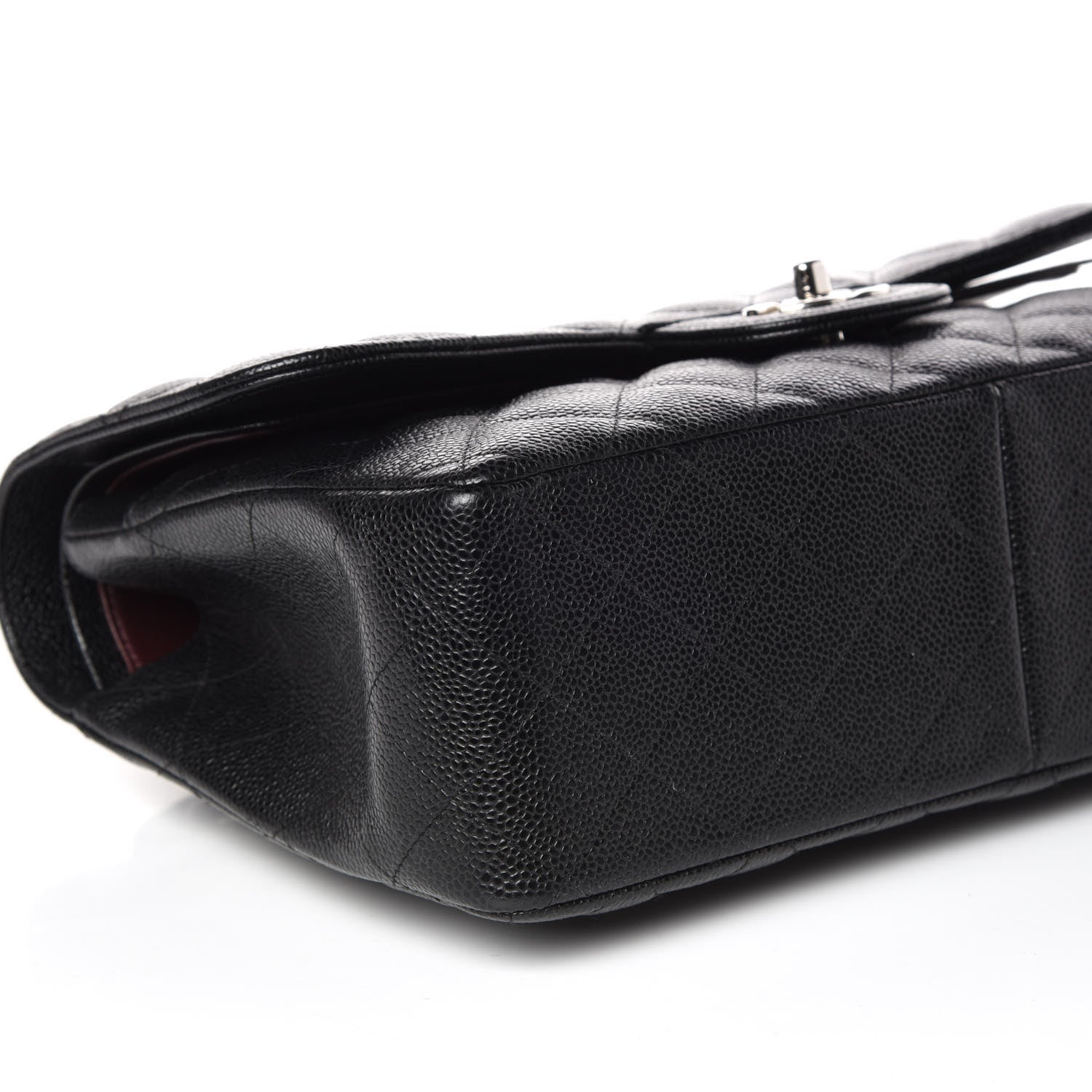 Chanel Caviar Quilted Jumbo Double Flap Black 5 of 9
