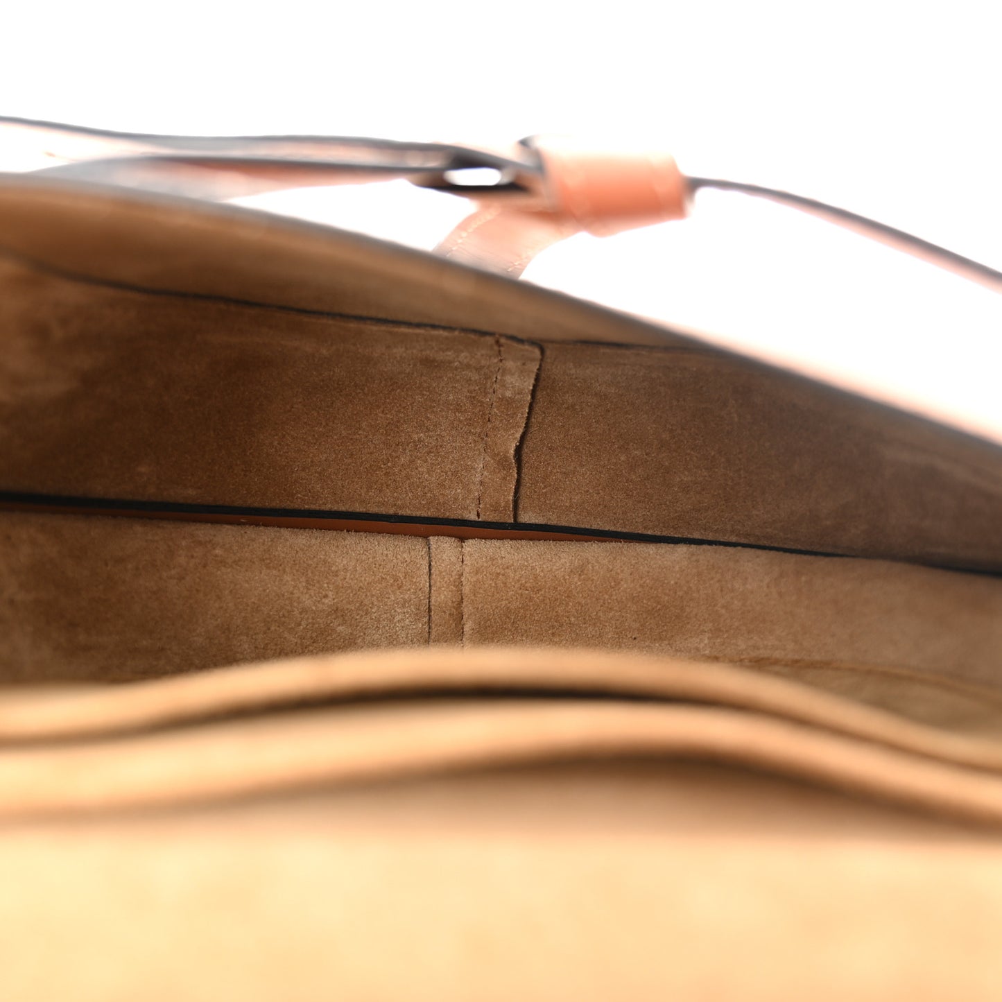 Calfskin Jacquard Mini Gate Dual Bag Tan