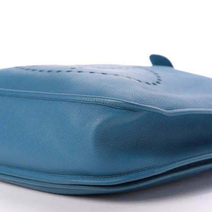 Hermes Epsom Evelyne III GM Bleu Izmir 7 of 8