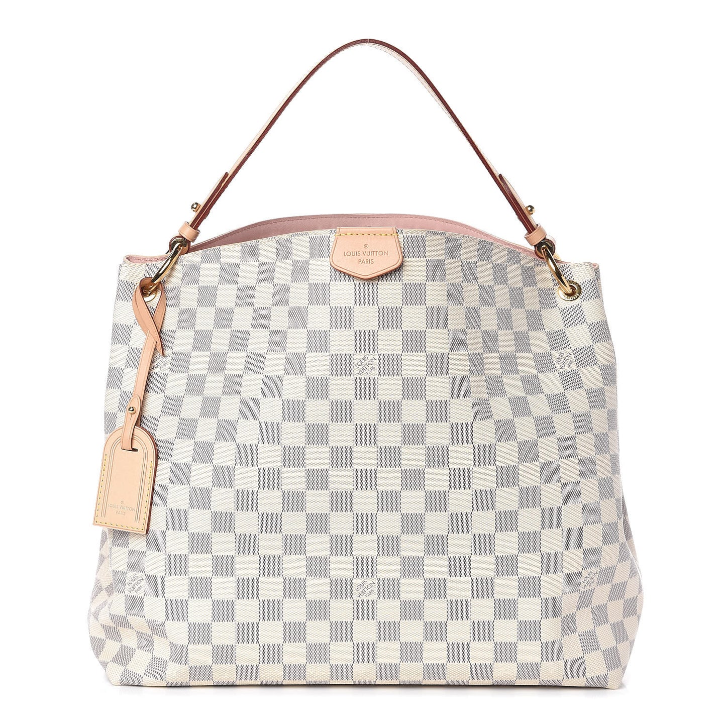 Damier Azur Graceful MM Rose Ballerine