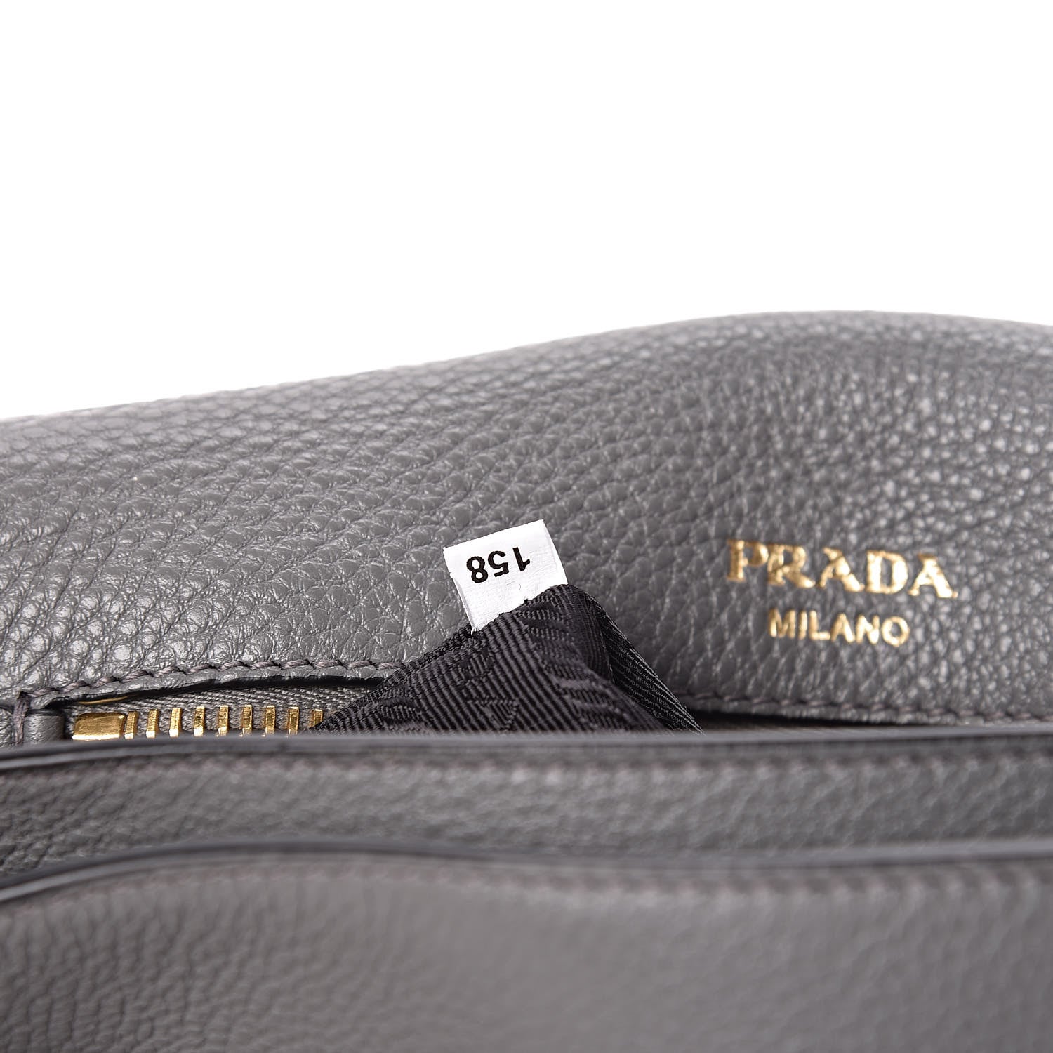 Prada Vitello Daino Crossbody Flap Marmo 9 of 12