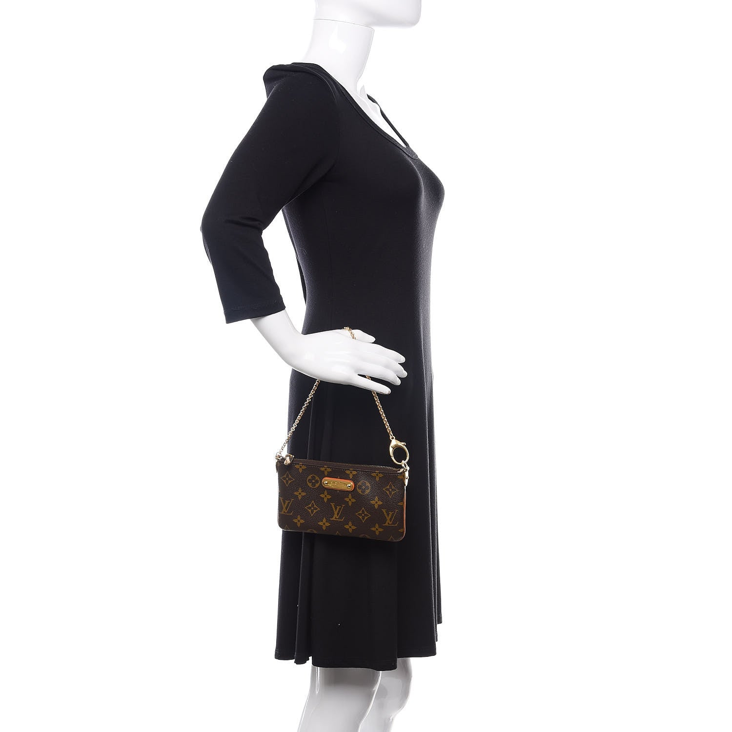 Louis Vuitton Monogram Pochette Milla MM 2 of 10