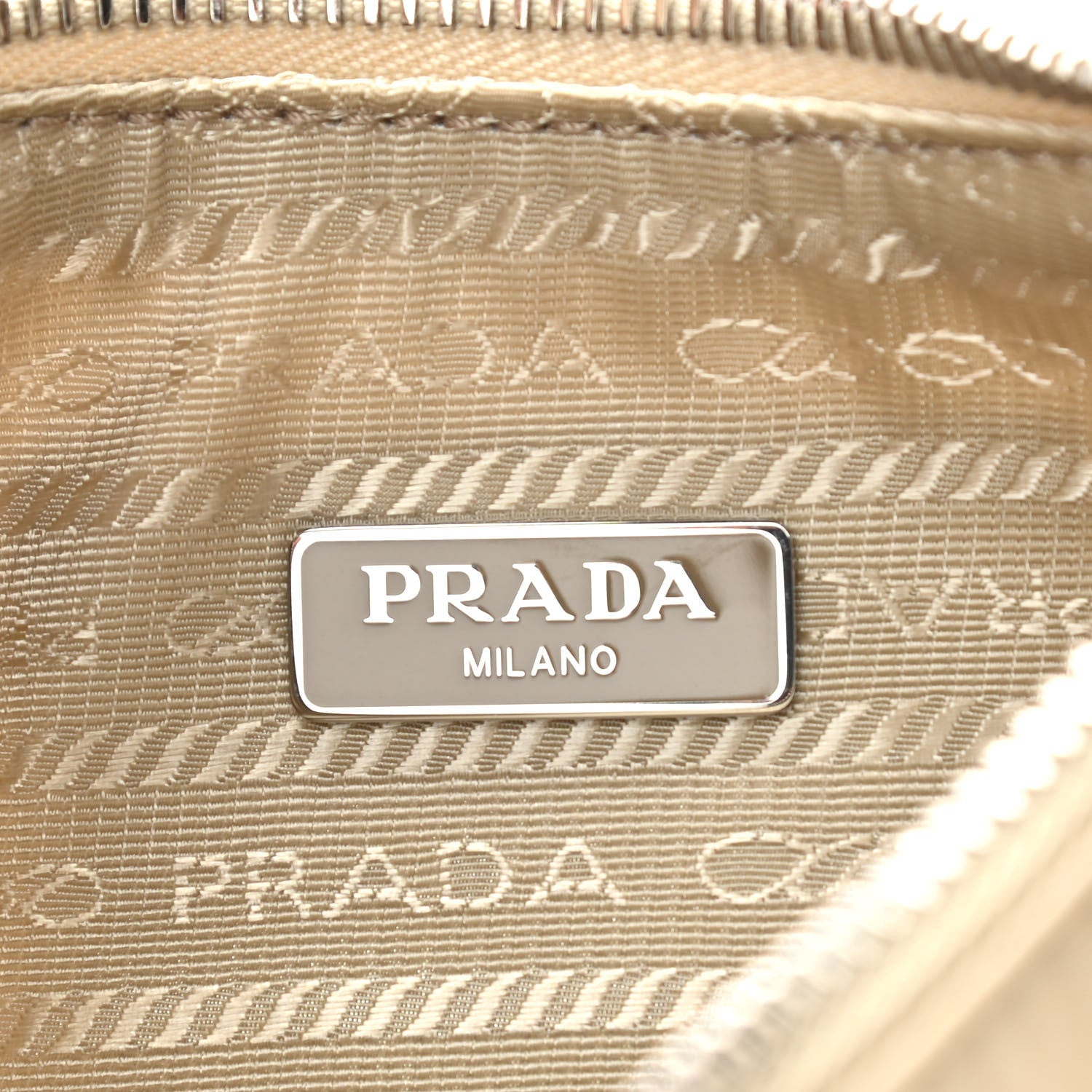 Prada Re-Nylon Saffiano Mini Re-Edition 2005 Bag Deserto 6 of 10