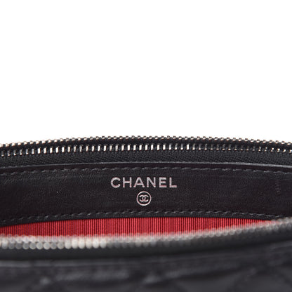 Chanel Aged Calfskin Quilted Small Gabrielle Clutch With Chain Black 8 of 12