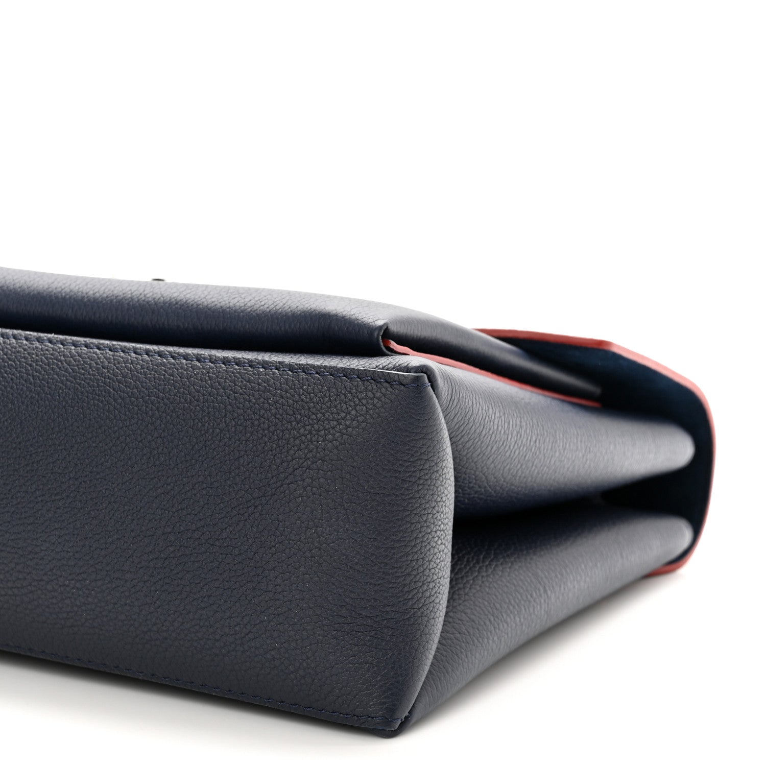 Louis Vuitton Soft Calfskin My Lockme Top Handle Marine Rouge 9 of 10