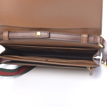 Gucci Monogram Lady Web Convertible Wallet Beige Cuir 5 of 11
