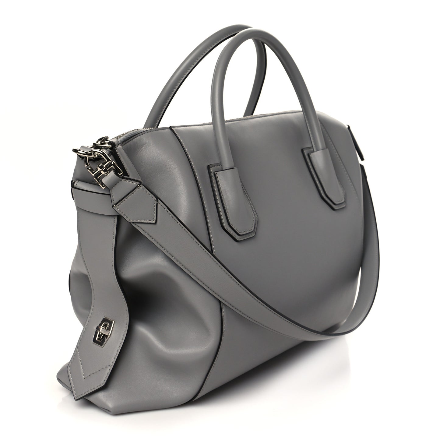 Soft Calfskin Medium Soft Antigona Pearl Grey