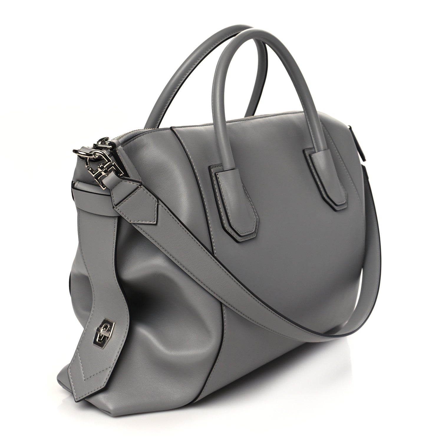 Givenchy Soft Calfskin Medium Soft Antigona Pearl Grey 3 of 9