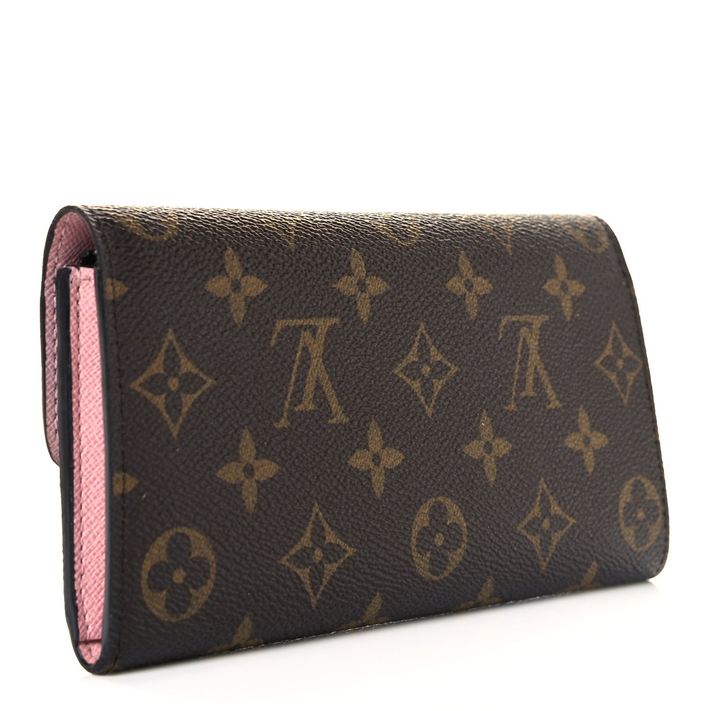 Monogram Emilie Wallet Rose Ballerine