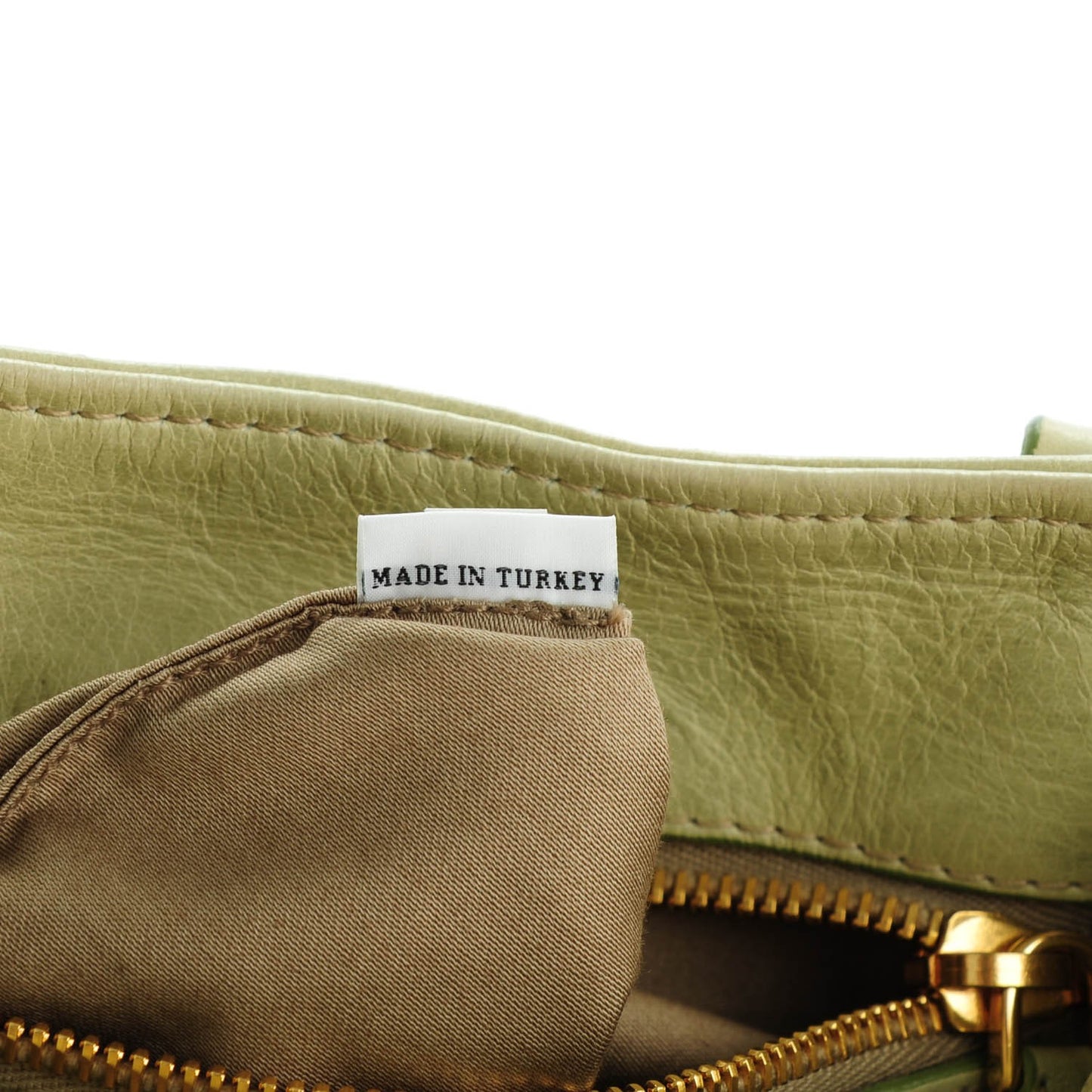 Vitello Lux Mini Bow Bag Pistacchio