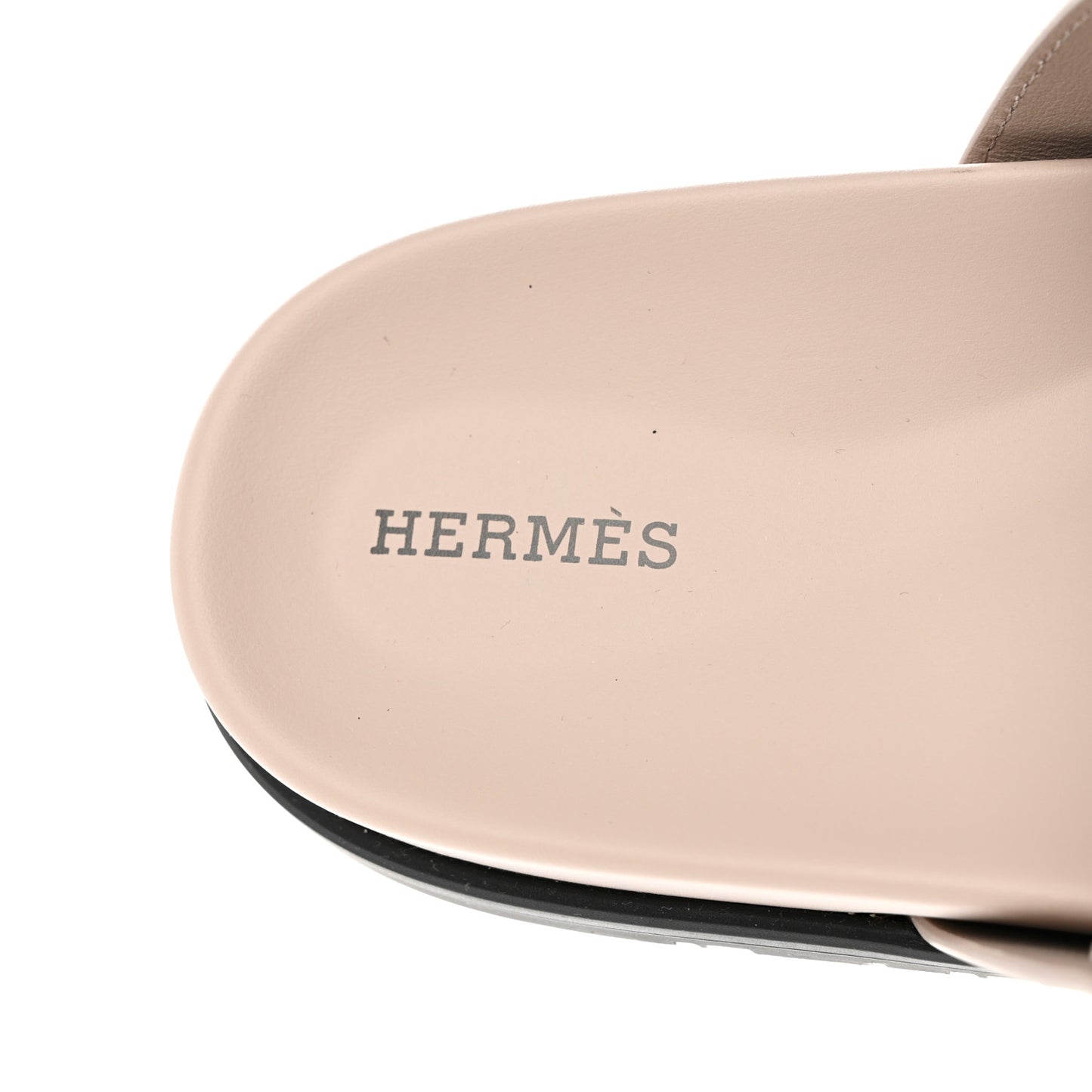 Calfskin Womens Chypre Sandals 41 Beige Mastic