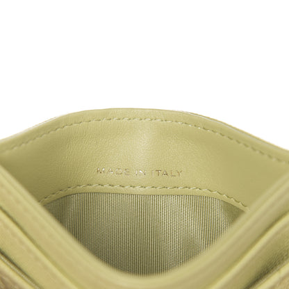 Chanel Caviar Quilted French New Wave Card Holder Light Green 6 of 8