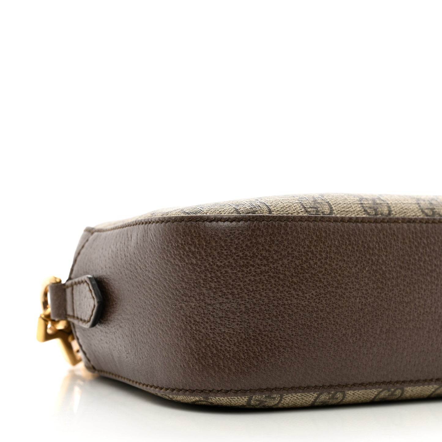 GG Supreme Monogram Web Neo Vintage Shoulder Bag Beige New Acero Crop