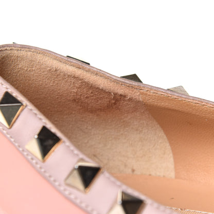 Valentino Garavani Patent Rockstud Ballerina Flats 35 Pop Gardenia Poudre 10 of 10