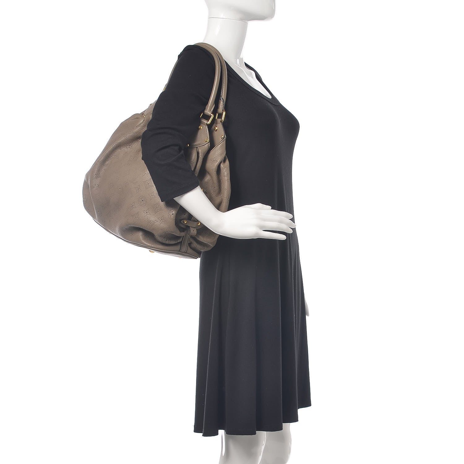 Louis Vuitton Mahina L Taupe 2 of 10